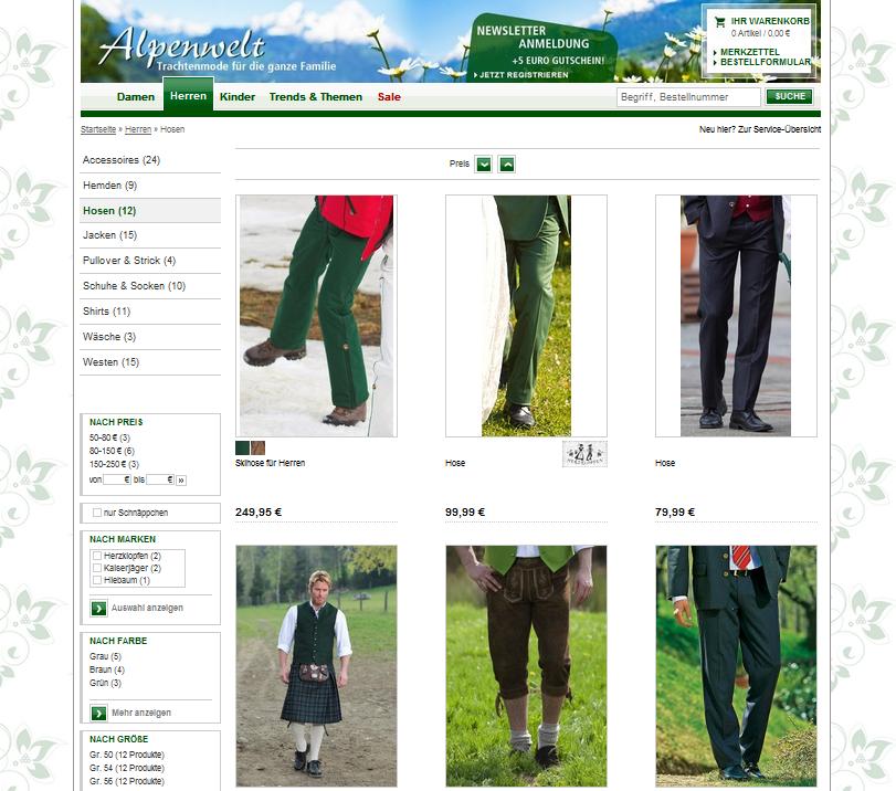 Alpenwelt-Versand.com Online-Shop