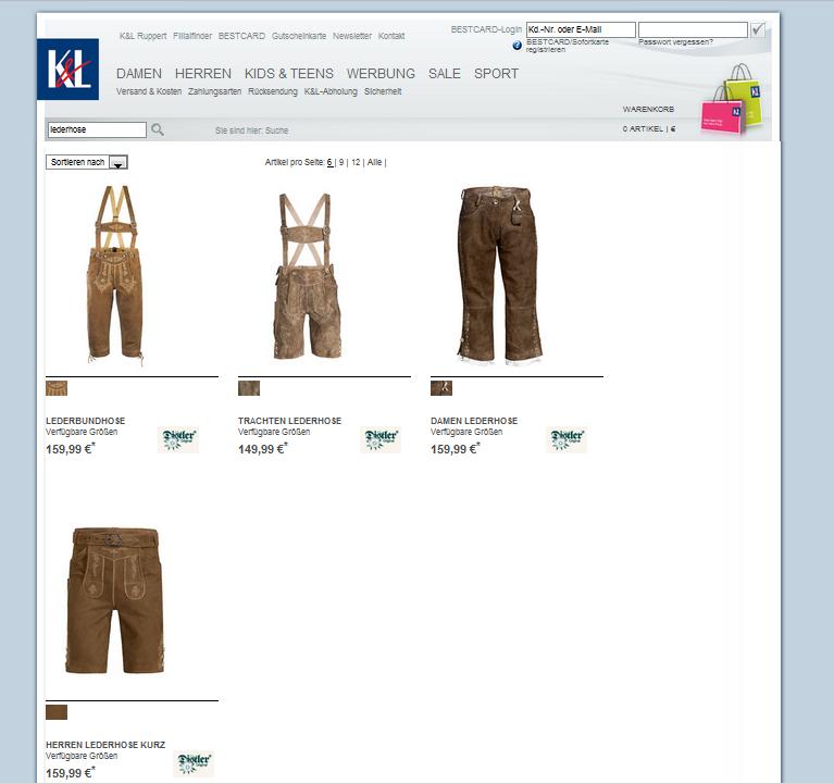 KL-Ruppert.de Online-Shop