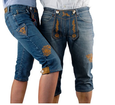 Lederhosen aus Jeans